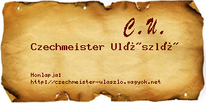 Czechmeister Ulászló névjegykártya